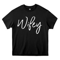 Black wifey sweat(b) Heavy Core Tee - DesignPulse