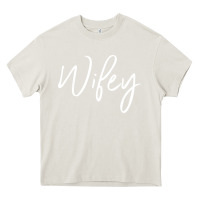 Cream wifey sweat(b) Heavy Core Tee - DesignPulse