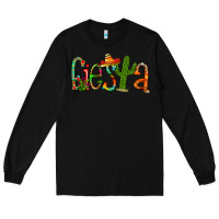 Black fiesta Long Sleeve Tee - RacoonDesign
