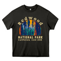 Asphalt redwood national park california retro vintage cam Heavy Core Tee - DesignPulse