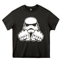 Asphalt dark side knuckle starwars stormtrooper 2 Heavy Core Tee - DesignPulse