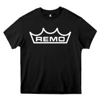Black remo musical company Heavy Core Tee - DesignPulse