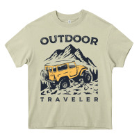 Mossy traveler Heavy Core Tee - DesignPulse