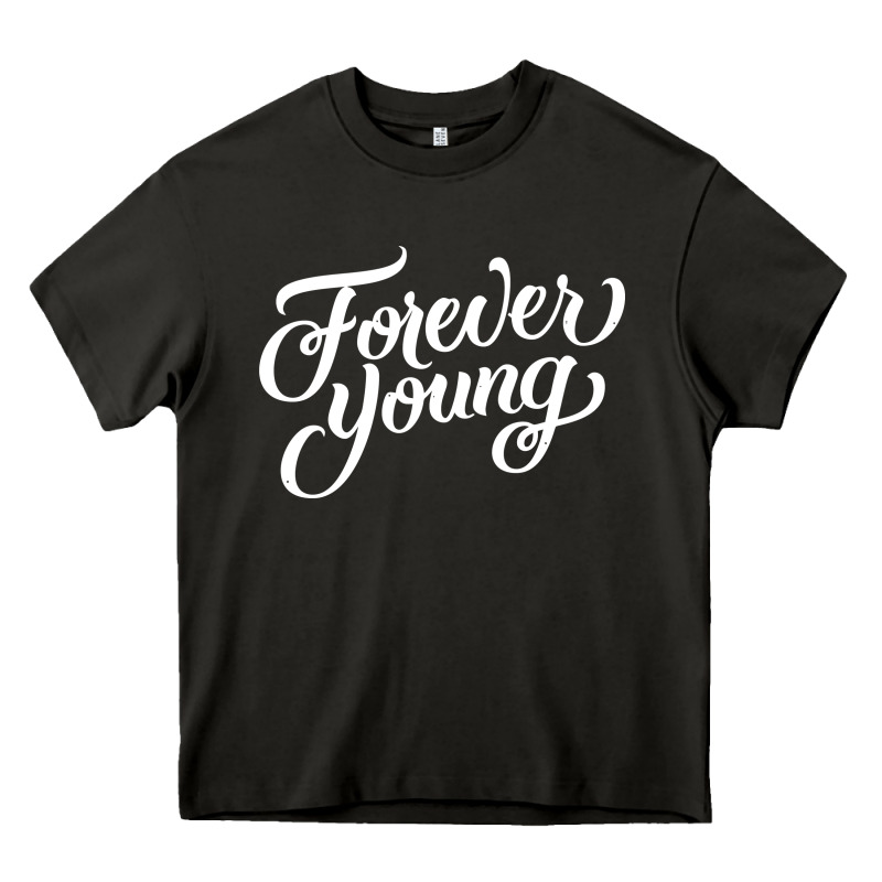 Forever Young Heavy Core Tee by DesignPulse | Teevron