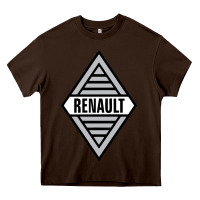 Chocolate Brown renault old Heavy Core Tee - DesignPulse