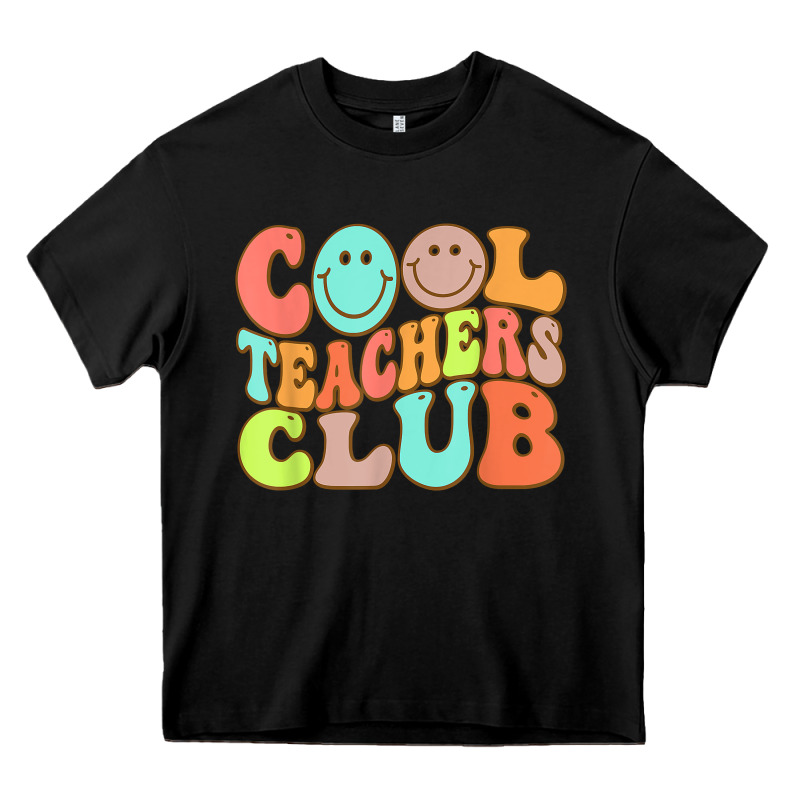 Cool Teachers Club Funny Smile Teachers Club Squad T Shirt Heavy Core Tee by DesignPulse | Teevron