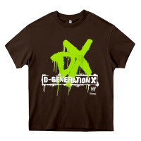 Chocolate Brown D GENERATION X, D GENERATION X vinatge, D GENERATION X art, D GENERATI Heavy Core Tee - DesignPulse