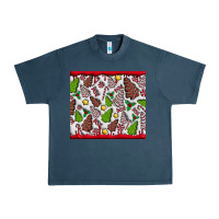 Midnight Navy Christmas Cakes Urban Heavy Tee - CowhideDigitalArt