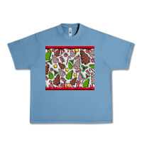 Pebble Blue Christmas Cakes Urban Heavy Tee - CowhideDigitalArt