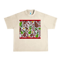 Sandshell Christmas Cakes Urban Heavy Tee - CowhideDigitalArt