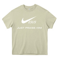 Mossy jesus just praise him Heavy Core Tee - DesignPulse