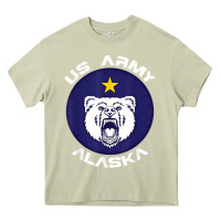 Mossy us army alaska polar bear patch t shirt Heavy Core Tee - DesignPulse