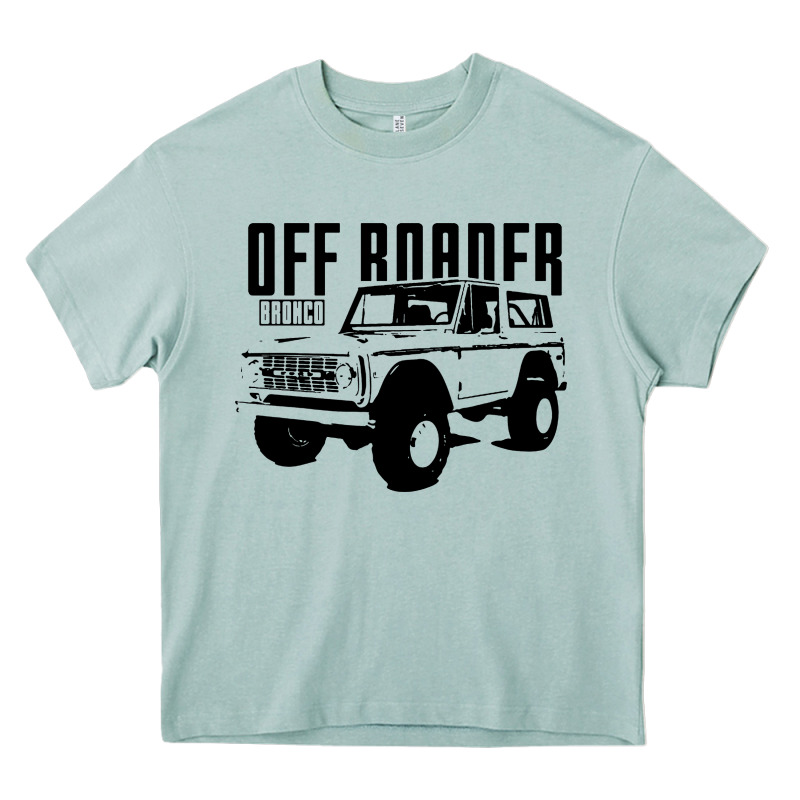 Off Roader Bronco Heavy Core Tee by DesignPulse | Teevron