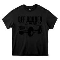Black off roader bronco Heavy Core Tee - DesignPulse