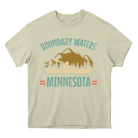 Mossy retro boundary waters canoe minnesota Heavy Core Tee - DesignPulse
