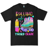 Black rolling into third grade Premium Tee - BundleAndBundleShop