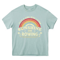 Arona Rowing  . Just A Girl Who Loves Sunshine And Rowing Heavy Core Tee - DesignPulse