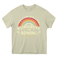 Mossy Rowing  . Just A Girl Who Loves Sunshine And Rowing Heavy Core Tee - DesignPulse