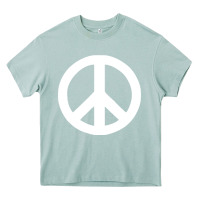 Arona Peace Sign Heavy Core Tee - DesignPulse