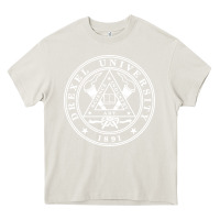 Cream drexel university Heavy Core Tee - DesignPulse