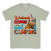 Matcha weekends coffee and camping frappe coffee Classic Tee - FaDigitalArtStudio