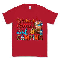 Red weekends coffee and camping frappe coffee Classic Tee - FaDigitalArtStudio