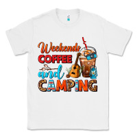 White weekends coffee and camping frappe coffee Classic Tee - FaDigitalArtStudio