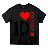 Black one direction Heavy Core Tee - DesignPulse
