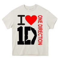 Cream one direction Heavy Core Tee - DesignPulse