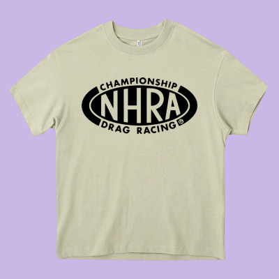 Nhra Oval Heavy Core Tee Designed By Designpulse