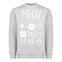 Heather Grey Meow Heavyweight Sweatshirt - Bettercallsaul