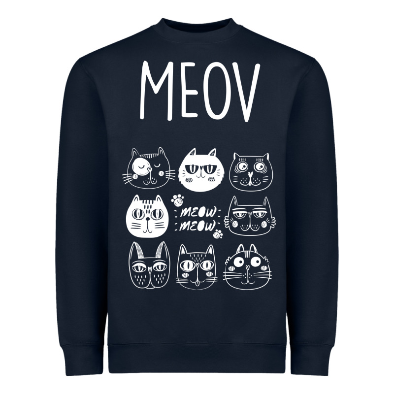 Meow Heavyweight Sweatshirt by Bettercallsaul | Teevron