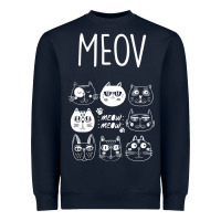 Navy Meow Heavyweight Sweatshirt - Bettercallsaul