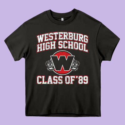 Westerburg Class Of 89 (heathers) Variant Heavy Core Tee Designed By Designpulse