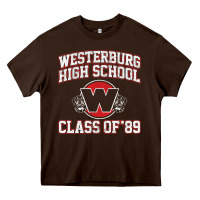 Chocolate Brown westerburg class of 89 (heathers) variant Heavy Core Tee - DesignPulse