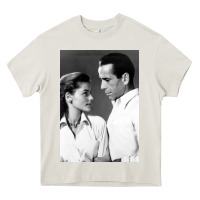 Cream humphrey bogart Heavy Core Tee - DesignPulse