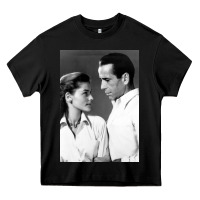 Black humphrey bogart Heavy Core Tee - DesignPulse