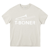 Cream funny trombone funny t boner funny t boner tboner Heavy Core Tee - DesignPulse