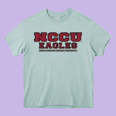 North Carolina Central Heavy Core Tee Designed By Designpulse