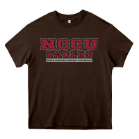Chocolate Brown north carolina central Heavy Core Tee - DesignPulse