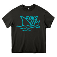 Asphalt fins up jimmy Heavy Core Tee - DesignPulse