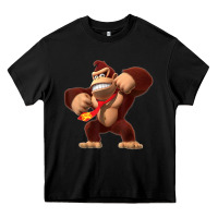 Black Donkey Kong 3D Poster Heavy Core Tee - DesignPulse