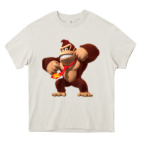 Cream Donkey Kong 3D Poster Heavy Core Tee - DesignPulse