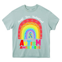 Arona autism awareness month t  shirt autism awareness rainbow accept unders Heavy Core Tee - DesignPulse