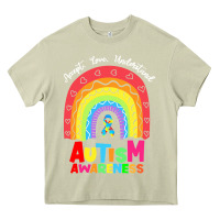 Mossy autism awareness month t  shirt autism awareness rainbow accept unders Heavy Core Tee - DesignPulse