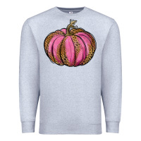 Heather Grey leopard cancer pumpkin Premium Sweatshirt - RanaPortraitStore