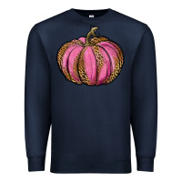 Navy leopard cancer pumpkin Premium Sweatshirt - RanaPortraitStore