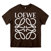 Chocolate Brown loewe Heavy Core Tee - DesignPulse