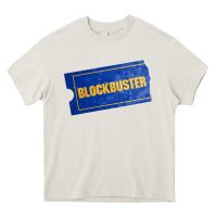 Cream blockbuster Heavy Core Tee - DesignPulse