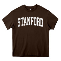 Chocolate Brown stanford california ca vintage athletic sports design t shirt Heavy Core Tee - DesignPulse